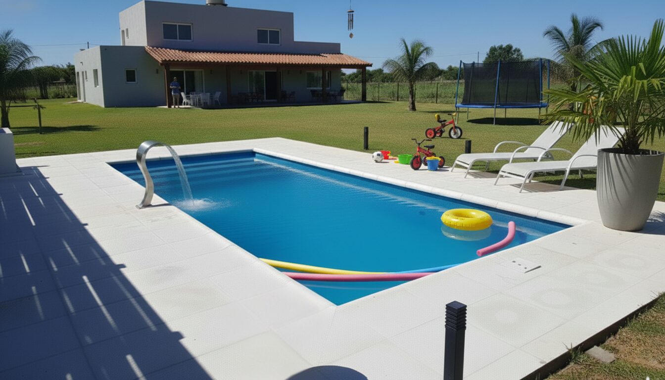 Piscina de Fibra 7×3.5 mts