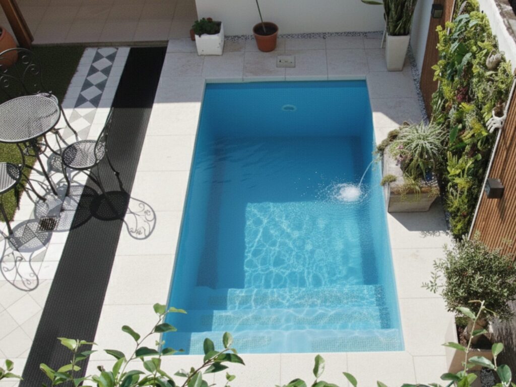 Piscina de Fibra 4x2 mts
