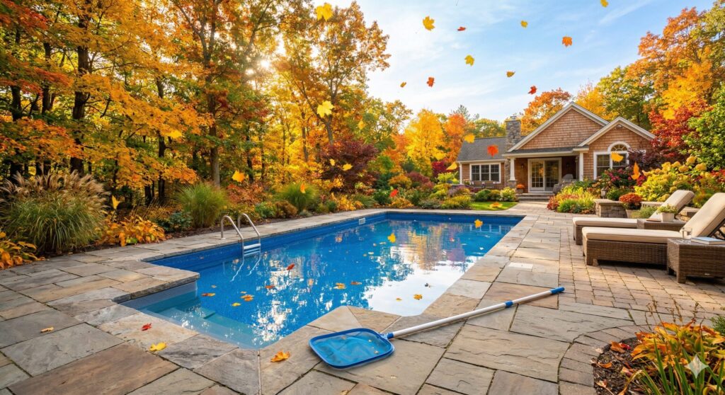 mantenimiento de piscinas en otoño