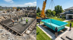 piscinas de fibra vs hormigon