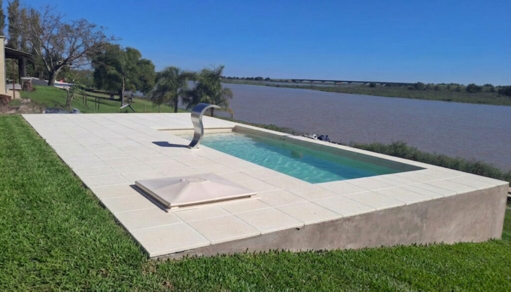 piscina de fibra 6x3 metros