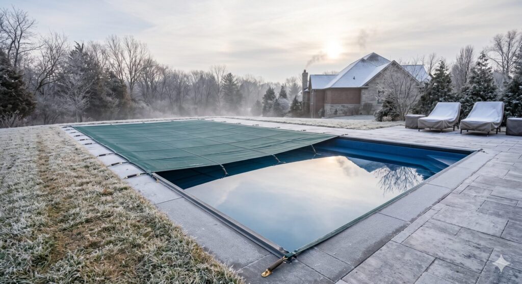 como invernar piscina