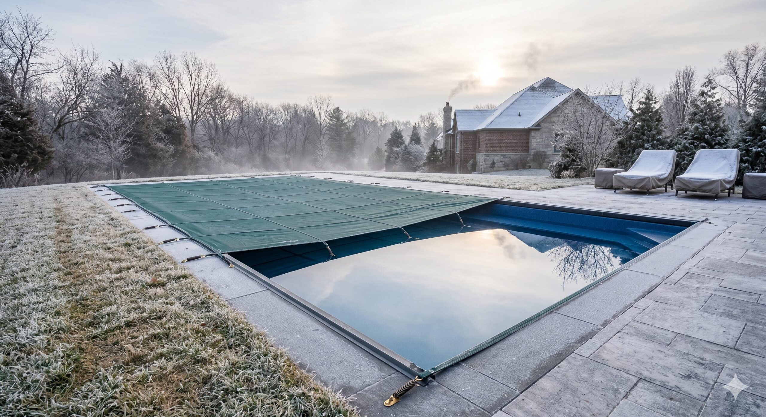 como invernar piscina