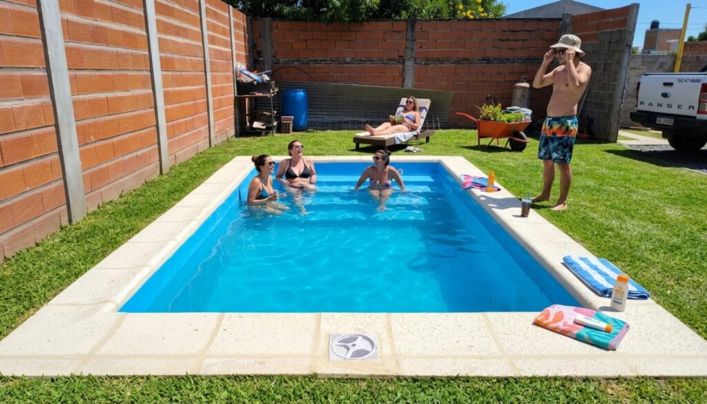 piscina de fibra 4x2 metros