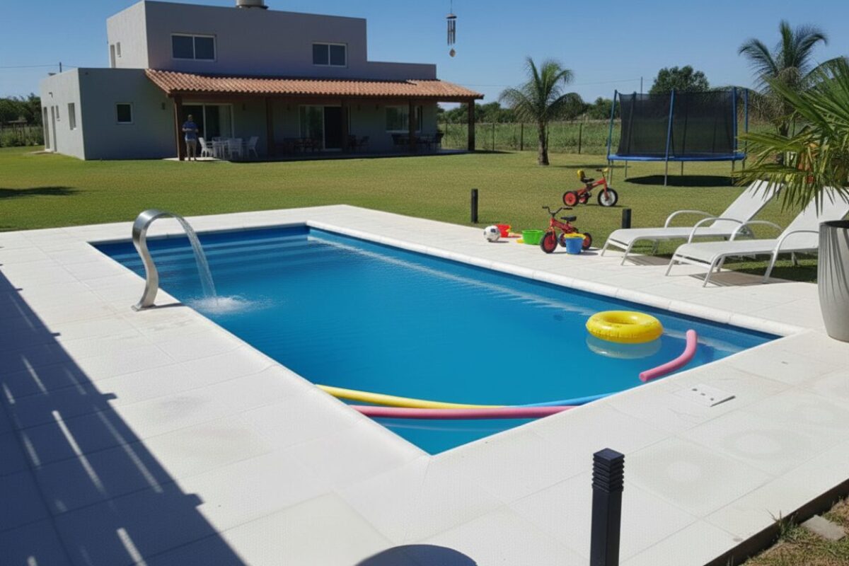 Piscina de Fibra 7×3.5 mts