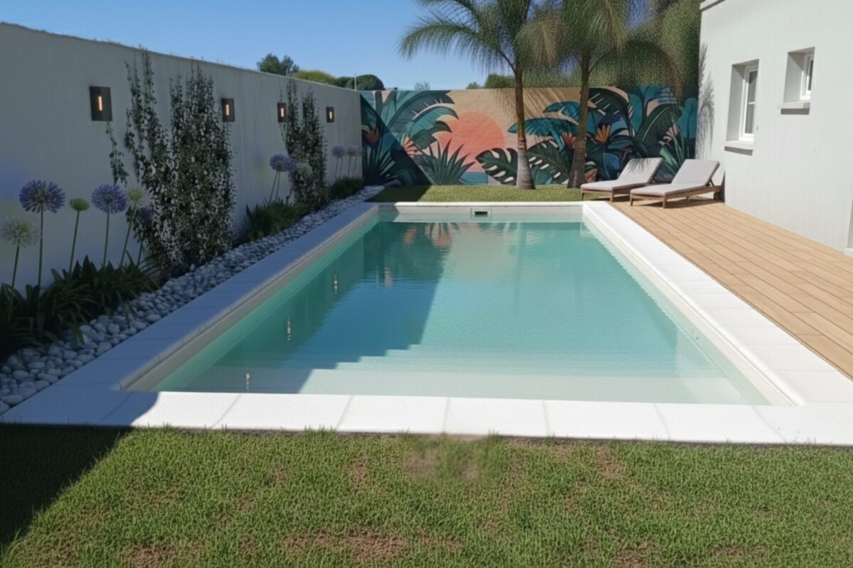Piscina de Fibra 7.5×3 mts